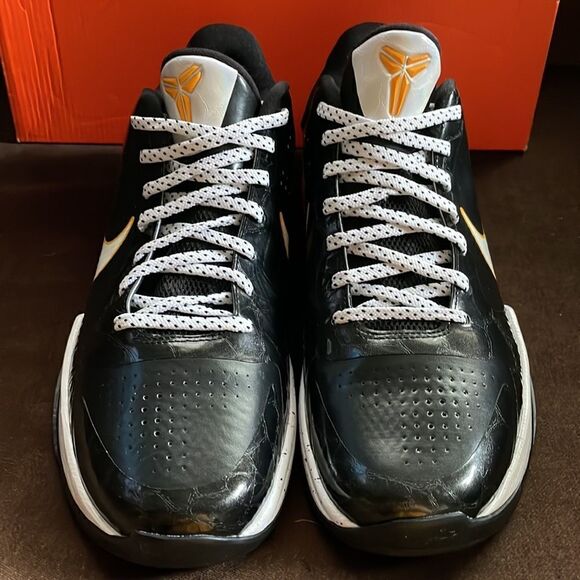 Rare New in Box Nike Kobe V 5 black white del sol 386429-002 mens 9 US 42.5 EUR - Picture 5 of 13